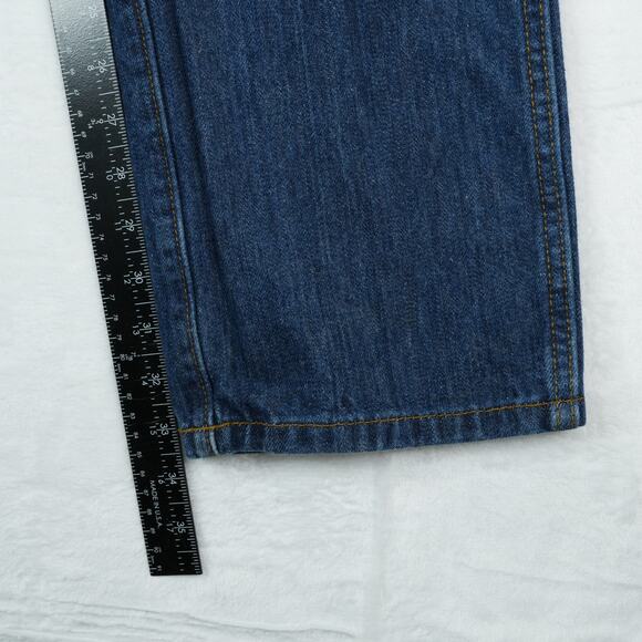 Cinch Jeans Mens 30x34 Blue Relaxed Fit Dark Wash Green Label Western Cowboy - Picture 10 of 13